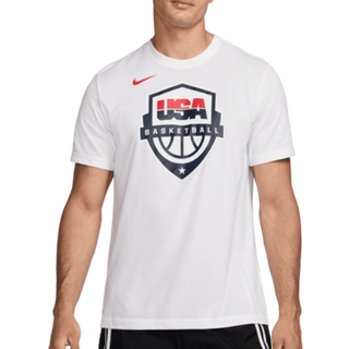 USAB Nike Dri-FIT-basketball-T-shirt til mænd - hvid - 3XL