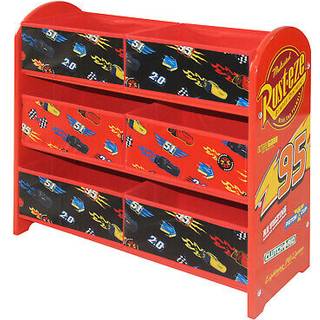 Disney Pixar Cars Lynet McQueen Opbevaringsreol, Rød/Sort