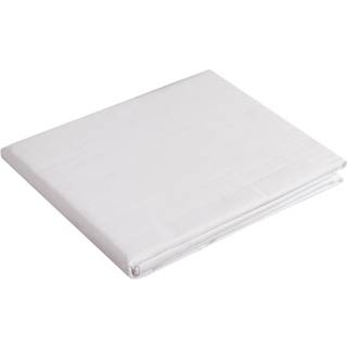 Kuvertlagen med U-split - 160x200 cm - Splitlængde 80 cm - Hvid - 100% Bomuldssatin - Borås Cotton