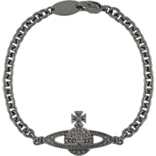 Vivienne Westwood Bas Relief Chain Bracelet Silver