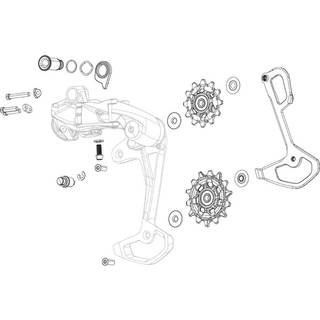 SRAM RED eTap AXS XPLR Carbon Inner Cage - 11.7518.110.002
