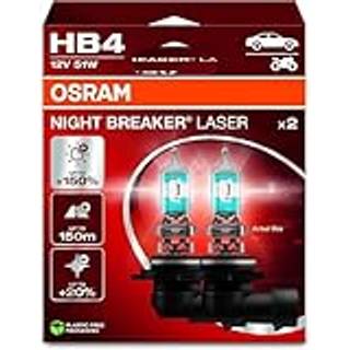 Osram Night Breaker Laser - HB4 Halogen forlygte lampe - 2 -pakke