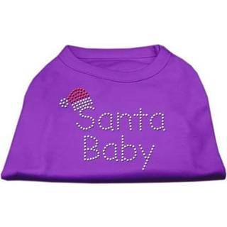 Santa Baby Rhinestone skjortor Purple L