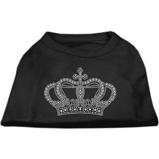 Rhinestone Crown Shirts Black XS