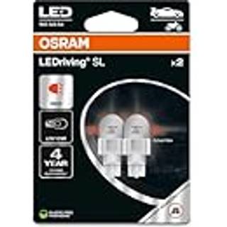 Osram LED Pære Rød W16W (2 stk.)
