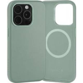iPhone 15 Pro Slimline Leather Bumper Case (MagSafe Compatible) - Turquoise