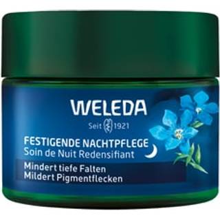 Weleda Ansigtspleje Night-CarePlejer intensivt og reducerer dybe rynkerOpstrammende natpleje Blå ensian & Edelweiss 40 ml (4.575,00 kr / 1 l) - 40 ml