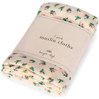 Konges Sløjd 3 Pack Gots Muslinklud FLEUR COLORÉ One Size      Unisex