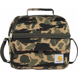Carhartt 12 dåser to-kompartment fuldt isoleret frokostkasse - Holdbar Duck Blind Camo frokosttaske