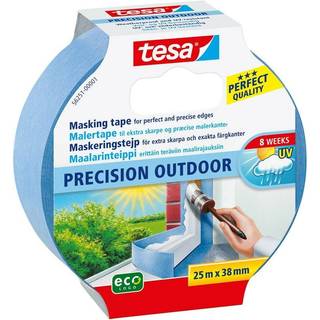 Maskeringstape Tesa Professional 4439 Precision Mask, udendørs brug, 25 mm x 25 meter, blå