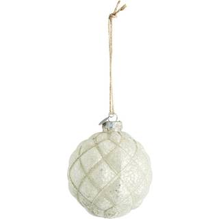 Lene Bjerre Norille julekugle Ø11 cm Off white, net