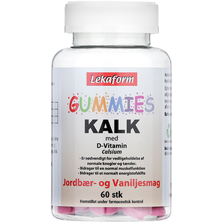Lekaform Gummies Kalk + D-Vitamin (60 stk)