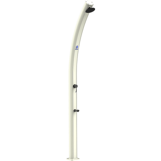 Sined - Solbruser med fodbruser i aluminium / hvid - 25 liter