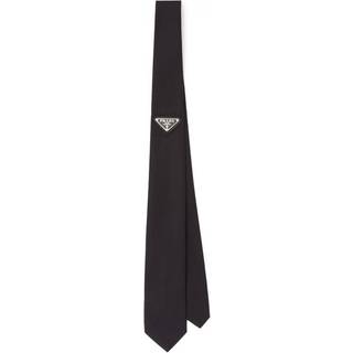 Re-Nylon Gabardine Tie in Black - 150 cm