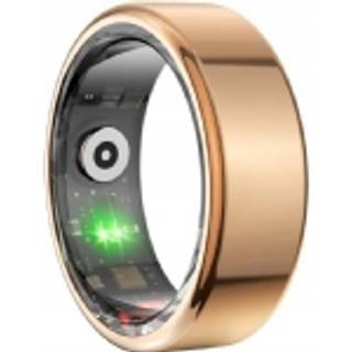 Colmi R02 vandtæt Smart Ring - dansk, svensk, engelsk sprog - størrelse: 12/21.3mm - guld