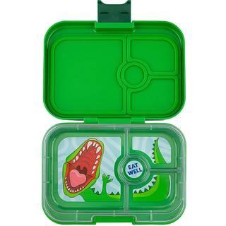 Yumbox Madkasse - Panino - 4 rum - Jurassic Green/Dinosaur