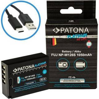 Patona Platinum battery with USB-C input for Fuji NP-W126S
