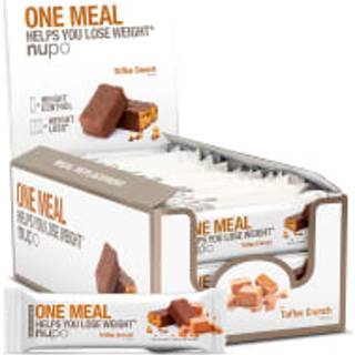 Nupo One Meal Bar Toffee Crunch, 15 måltider.
