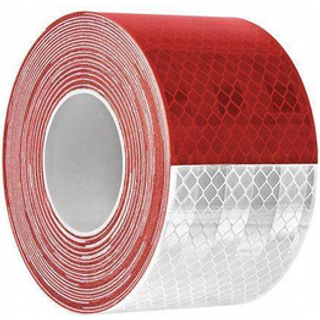 3m 983-32 2 """" X 30ft 963-32 Prismatic Conpicuity Markings 2 """" Bred 30 'l?ngde r?d/hvid
