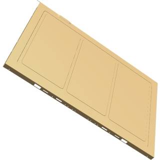 Electrolux sidepanel, højre, inox, 509.3x717mm 5616092317