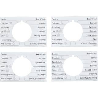 Electrolux programplade, knap, klæbestof, DA,NO,FI,SV 140196532299