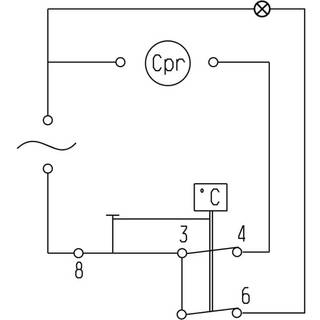 Electrolux termostat, fryser 2089824011
