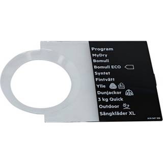 Electrolux programplade, knap, klæbestof 140189473022