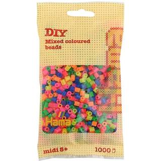 Hama Midi, perler, 1.000 stk., mix 51, neonfarver [Levering: 1-2 dage]
