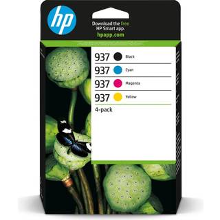 HP 937 CMYK 4-PACK ORIGINAL INK CARTRIDGE SUPL