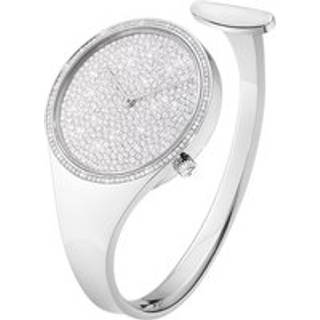 VIVIANNA - 34mm, kvarts, pavéfattet diamantskive, diamantkrans (str. S), Georg Jensen, Rustfrit stål