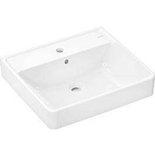 hansgrohe Xanuia Q håndvask 55x48cm m/hh m/overløb hvid, bordmonteret