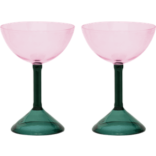 URBAN NATURE CULTURE Urban Nature Culture gavesæt coupeglas 2-pak Pink