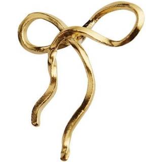 Flow Bow Earring - Gold - Stine A - Guld One Size