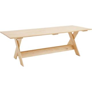 HAY Crate Dining Table (230x90 cm) Spisebord Clear WB Lacquered