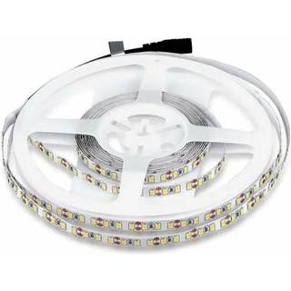 V-Tac 8W/m LED strip 8mm bred - 5m, 120 LED pr. meter - Kulør : Varm