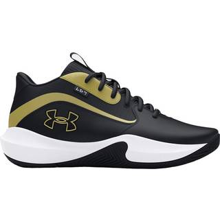 Under Armour Lockdown 7 Unisex Basketball Shoes Black / Black / Metallic Gold 45.5