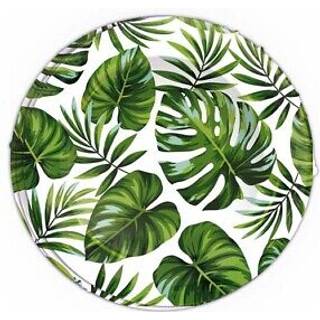 Palmeblad paptallerkner