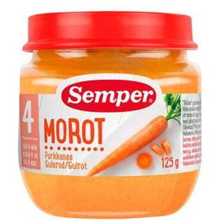 Semper Gulerodsmos 4+ mdr. - 125 g.