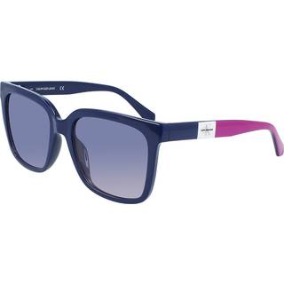 Calvin Klein Kvinde CKJ21617S 405 Solbriller Acetat Blå Blå Firkantet Skygge