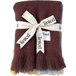 Tinted Lovstrand uldplaid 130x170 cm Brown-multi
