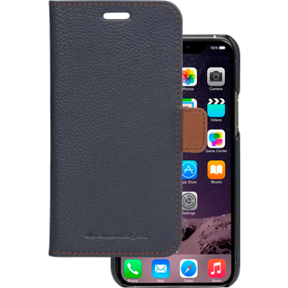 iPhone 11 Pro - dbramante1928 Lynge 2-i-1 Ægte Læder Flip Cover - Pebbled Blue