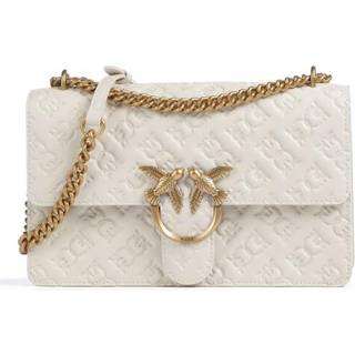 Pinko Love One Classic Skuldertaske hvid