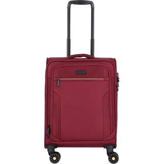 d&amp;n Travel Line 9704 4-Rollen Kabinentrolley 55 cm - Dark Red