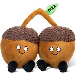 Punchkins Acorn Nuts Plushie Funny Meme Gag Gift Comical Plush Collectible White Elephant Stocking Stuffer Present STOR til f?lelsesm?ssig suppor