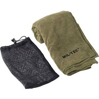 Håndklæde i microfiber fra Mil-Tec - Oliven grøn