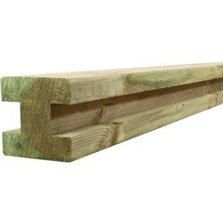 Frøslev FT systemhegn H-stolpe, 97 x 97 x 2700 mm, profil 2651, grøn trykimprægneret fyr - 1 stk.