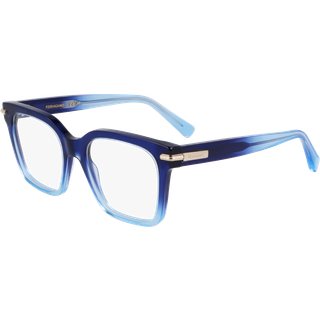 Ferragamo Kvinde SF3009 415 Optiske stel Acetat Blå Normal
