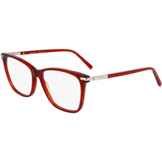 Ferragamo Kvinde SF3013 616 Optiske stel Acetat Rød Firkantet Normal