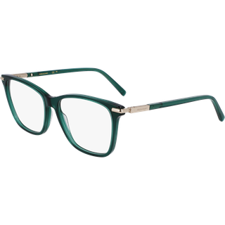Ferragamo Kvinde SF3013 317 Optiske stel Acetat Grøn Firkantet Normal