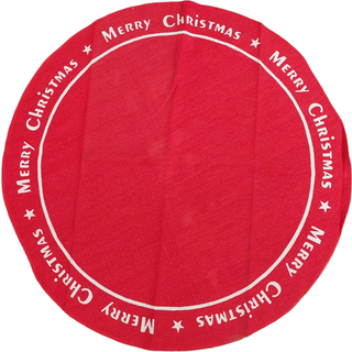 LA FINESSE Juletræstæppe Ø 120 cm - merry christimas